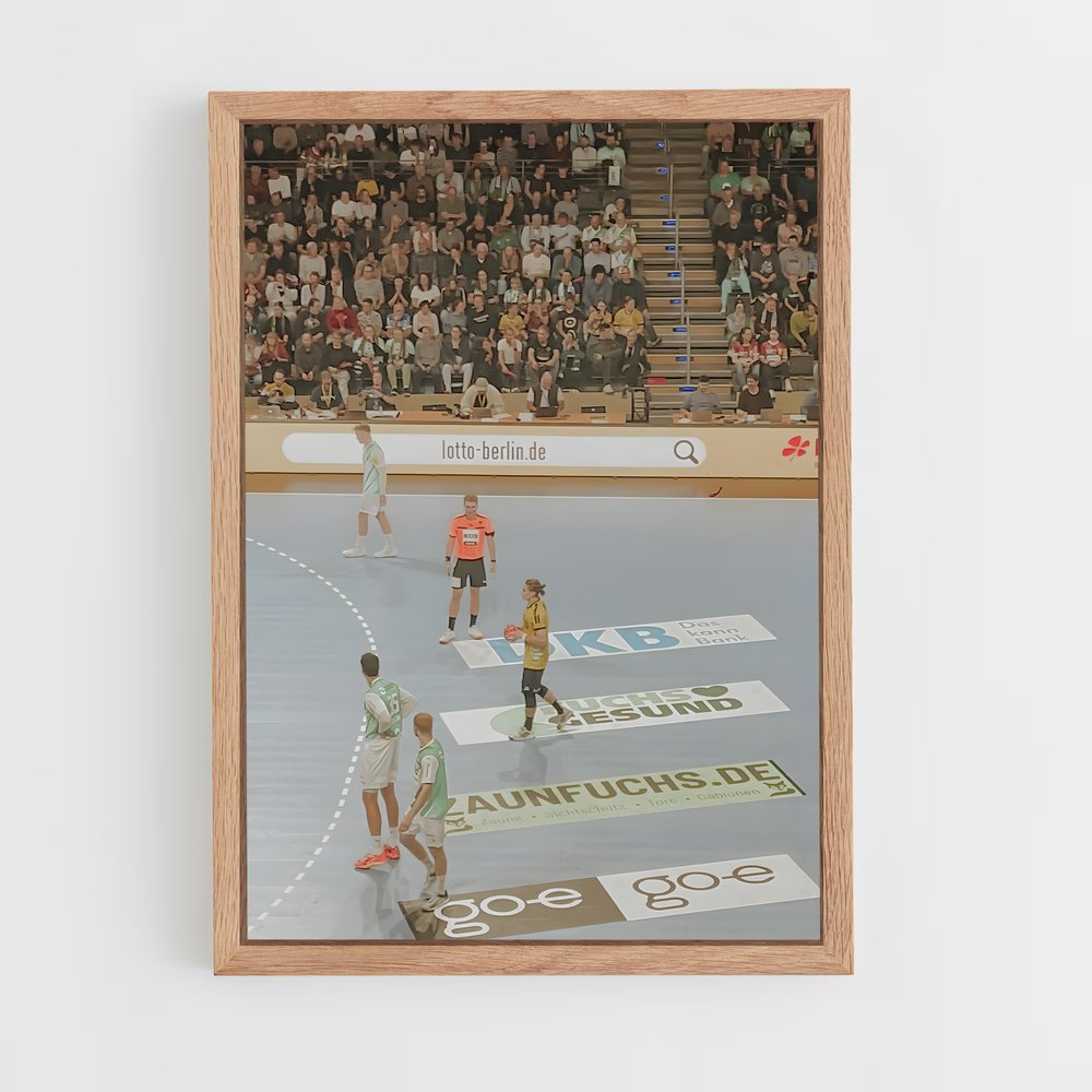 Poster Juri knorr dribbles – affiche Handball (vue 4)